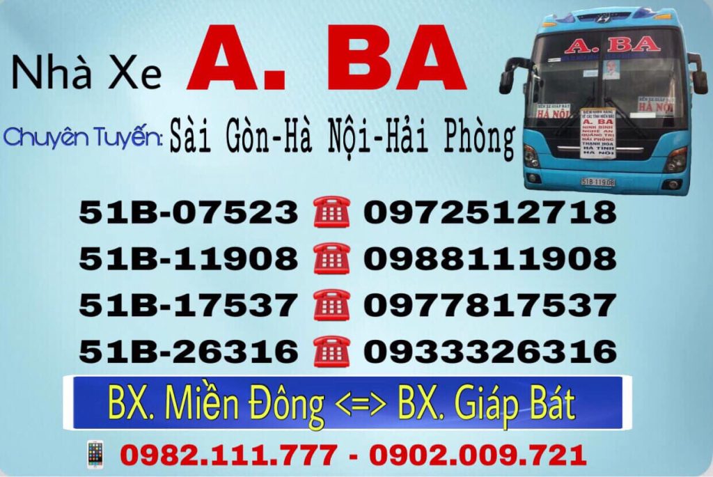 Tổng đài đặc vé nhà xe A Ba