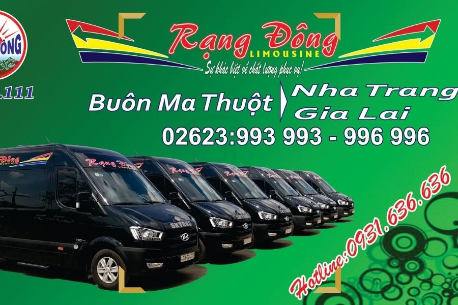 Tồng đài đặt vé xe Rạng Đông Limousine