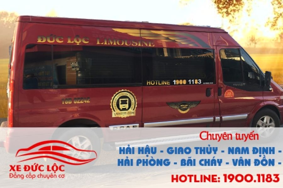 lịch trình nhà xe Đức Lộc chạy