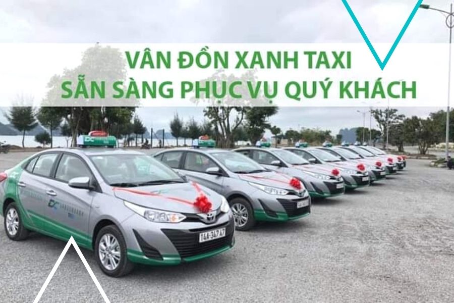 Taxi xe vân đồn xanh