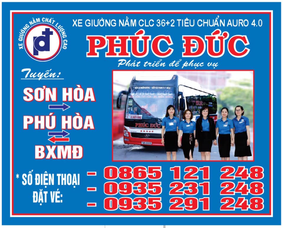 Tổng đài đặc vé nhà xe Phúc Đức