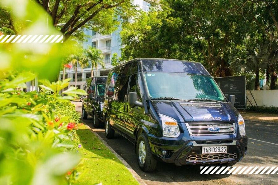 Xe vân đồn xanh limousine hà nội hạ long vân đồn