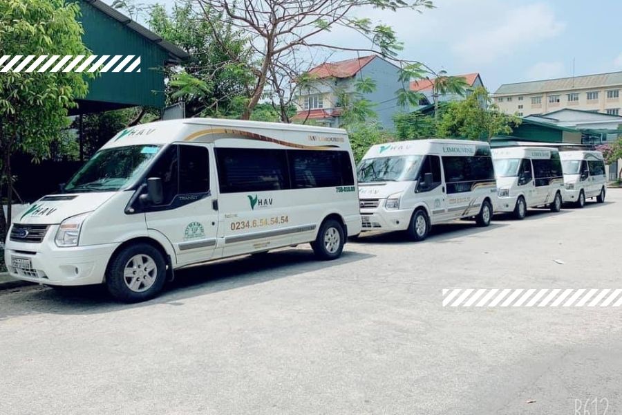 Dàn xe HAV Limousine sang trọng