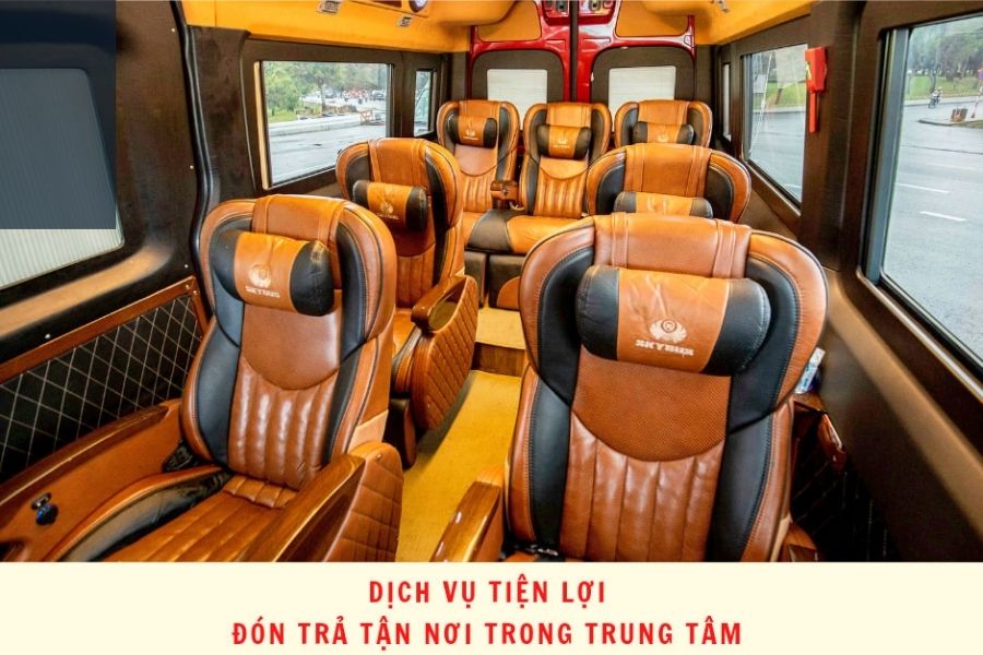 Các dịch vụ tiện ích trên xe Lạc Hồng