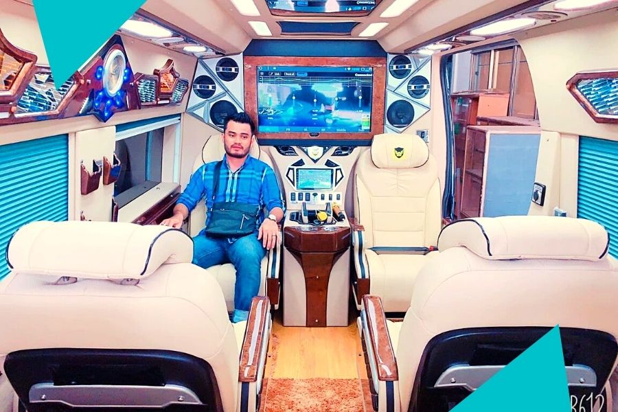 Các tiện ích bên trong xe HAV Limousine