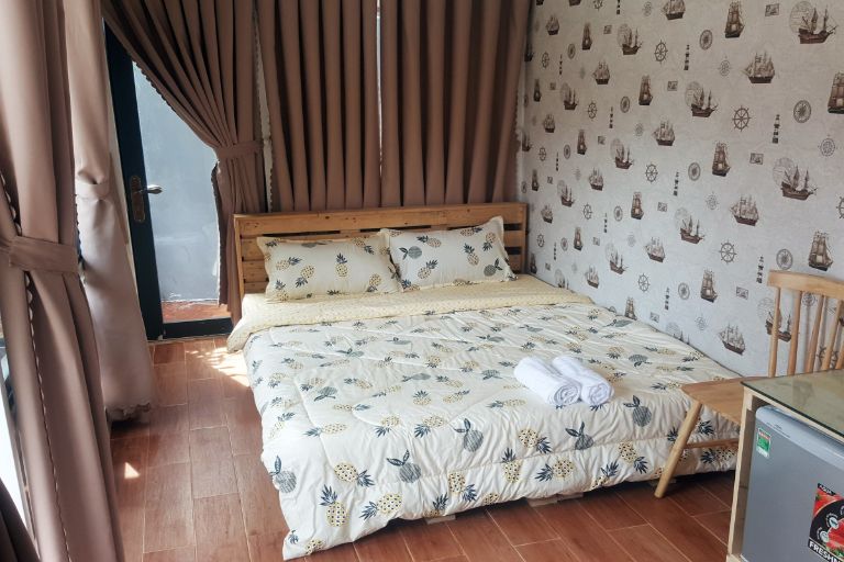 Phòng ngủ trang nhã, lịch sự tại Garden Homestay Quy Nhơn