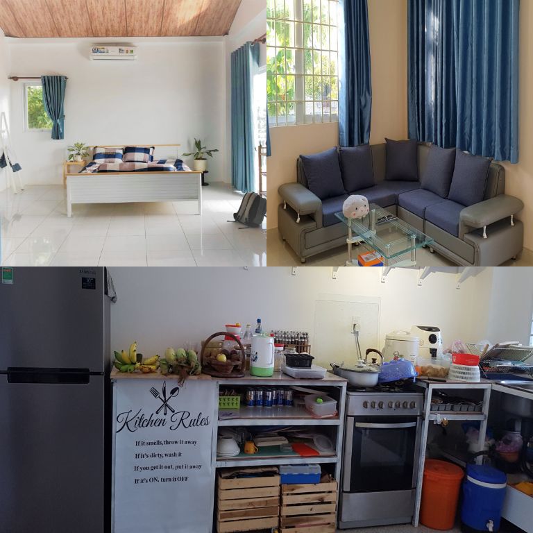 homestay tại biển hồ tràm có cảnh quan đẹp