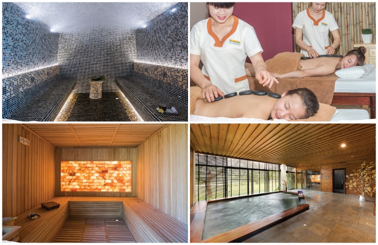 Cùng thư giãn với những tiện ích spa cao cấp