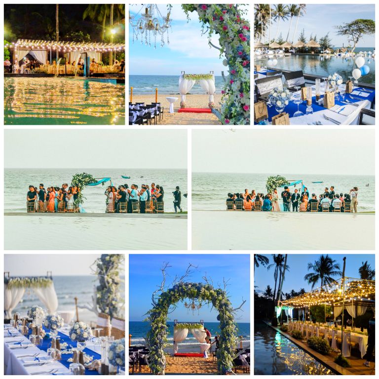 Tổ chức các sự kiện, tuần trăng mật và đám cưới tại resort Aroma