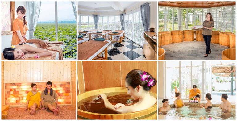 Sen sauna - Vươn Vua resort 5 sao gần Hà Nội