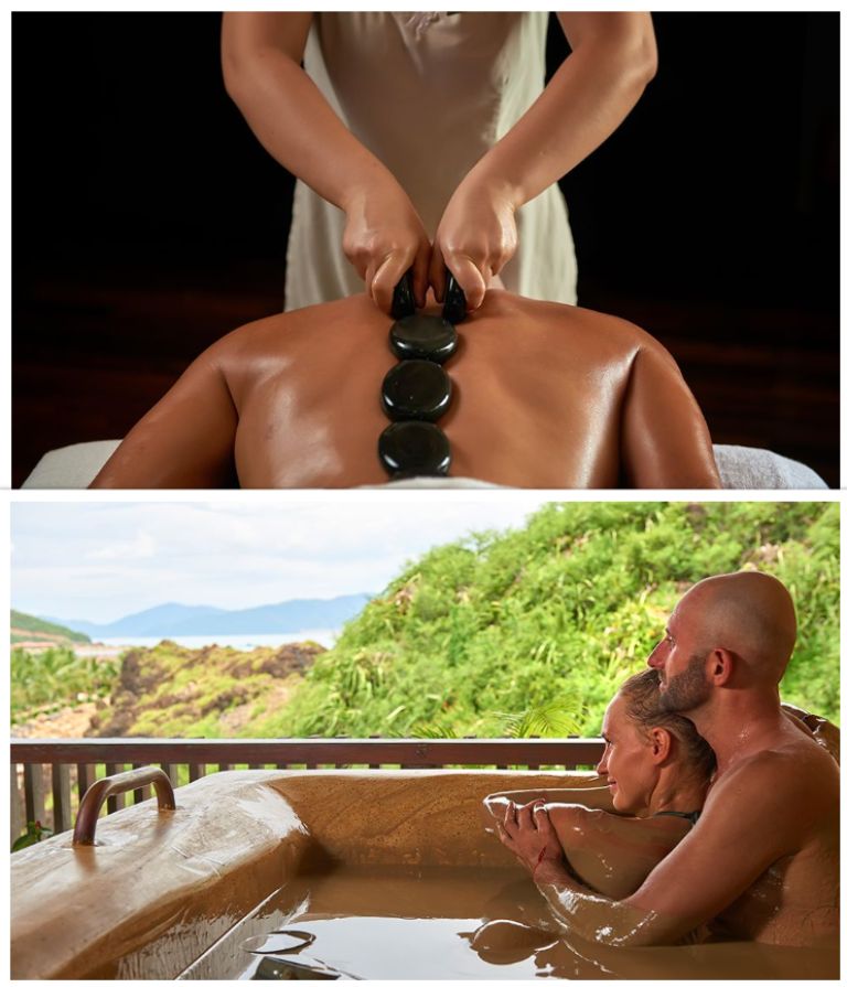 Dịch vụ spa, tắm bùn tại Resort Amiana Nha Trang