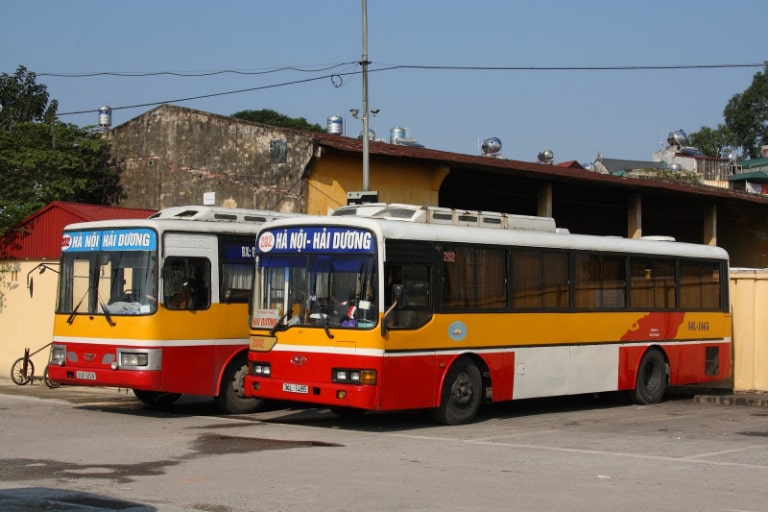 Xe bus liên tỉnh Hải Phòng - Hải Dương