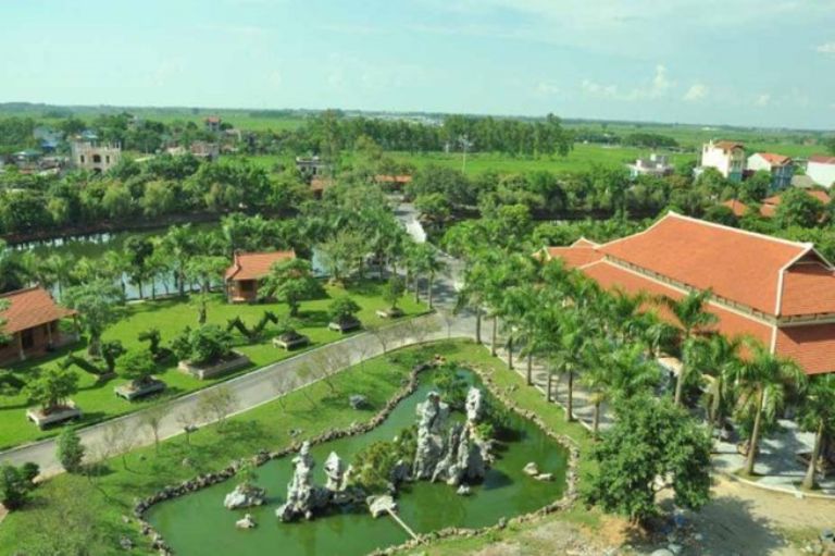 Toàn cảnh khu resort Thạch Thất - Khu nghỉ dưỡng Hoàng Long