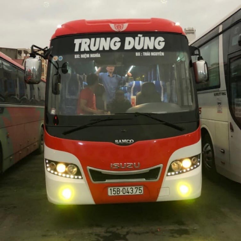 Xe khách Trung Dũng từ Hải Phòng đi Thái Nguyên