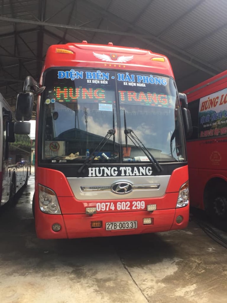 Xe Hưng Trang từ Hải Phòng đi Điện Biên