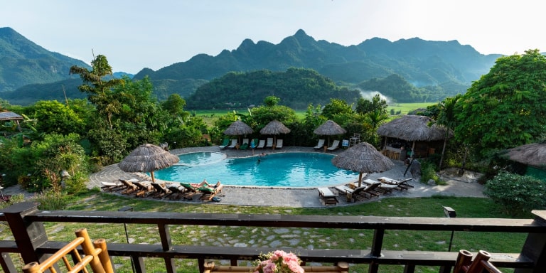 Mai Châu Ecolodge là khu resort có cảnh đẹp như mơ