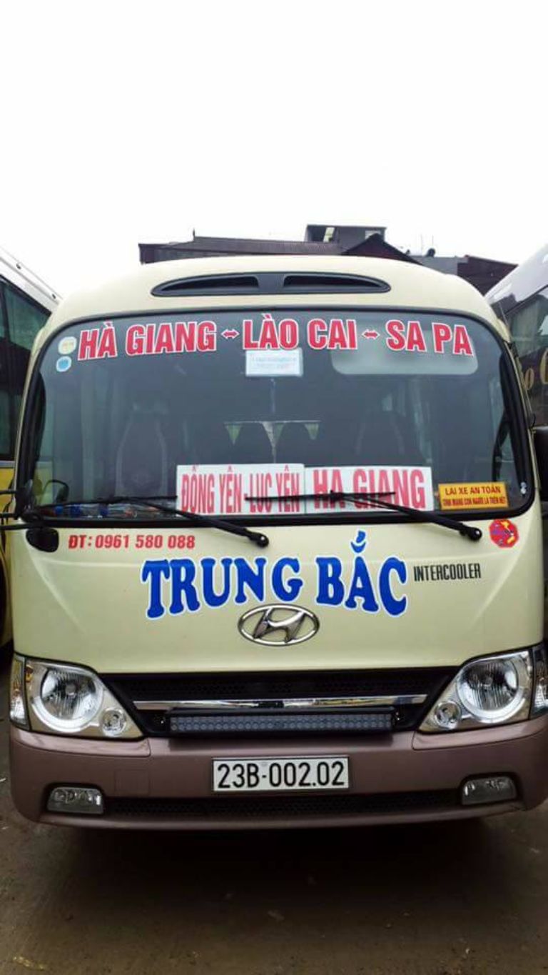 xe khách trung bắc