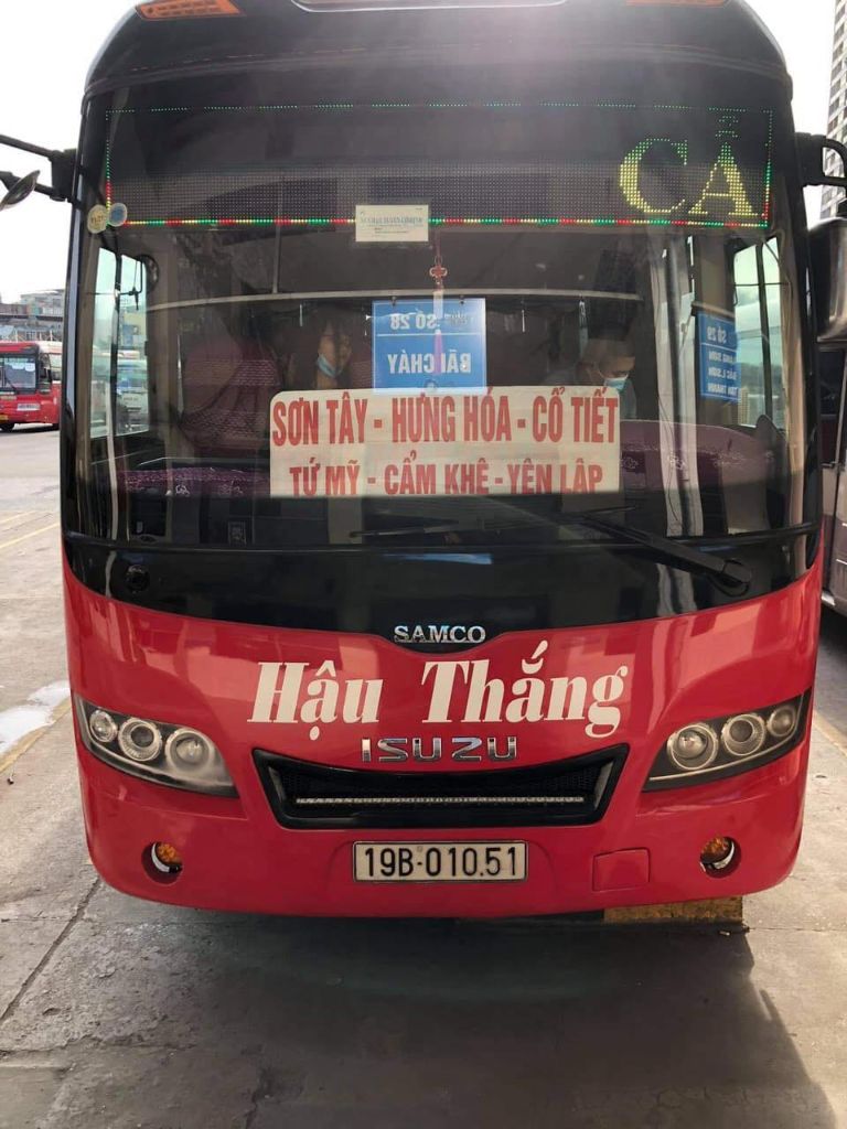 xe khách Hà Nội về Phú Thọ