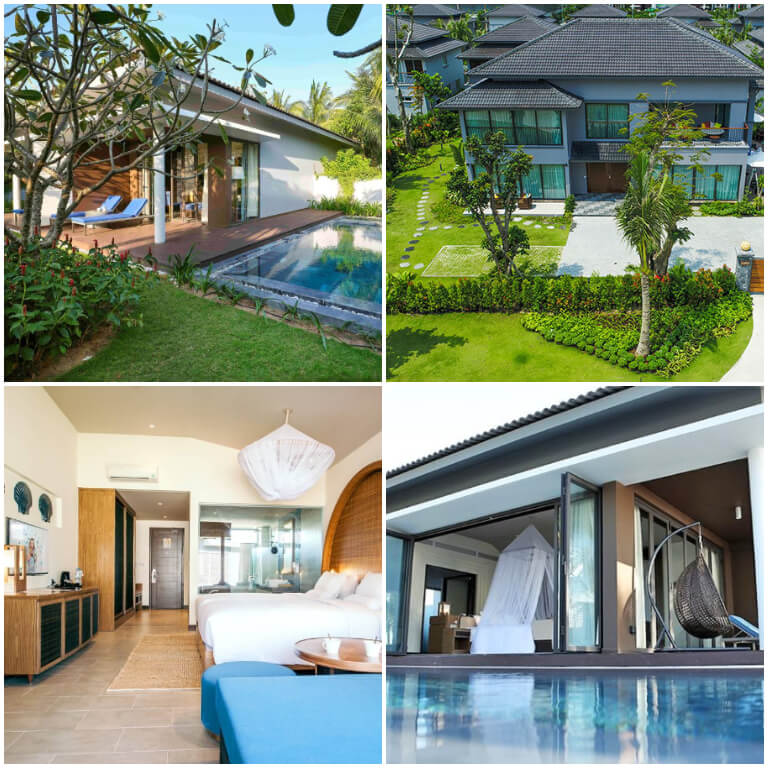 Bungalow có hồ bơi gần biển