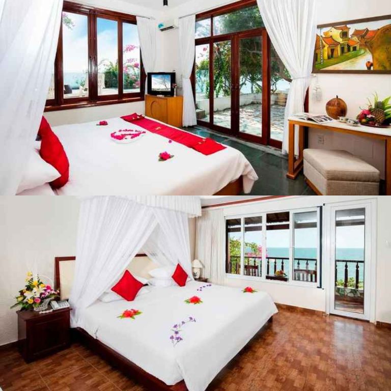 Phòng Deluxe Ocean View của resort Rock Water Bay