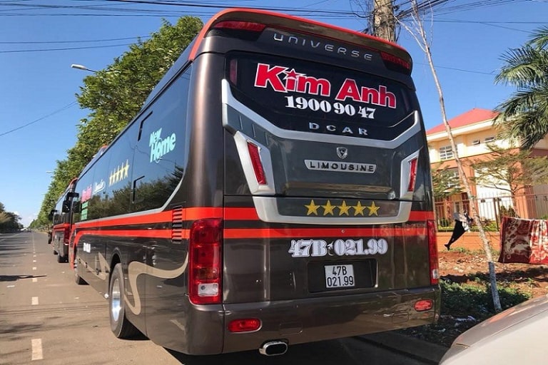 xe khách Sài Gòn Buôn Ma Thuột Kim Anh
