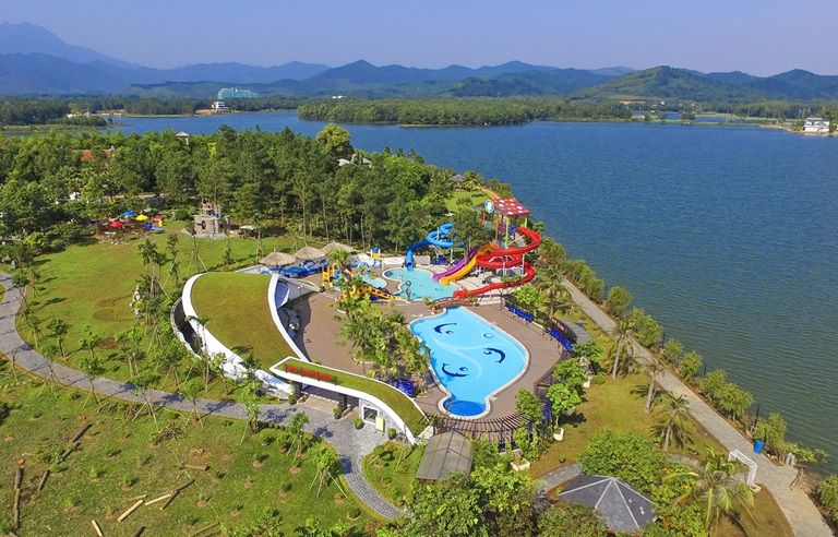 Công viên nước tại Đảo Ngọc - Resort Đại Lải