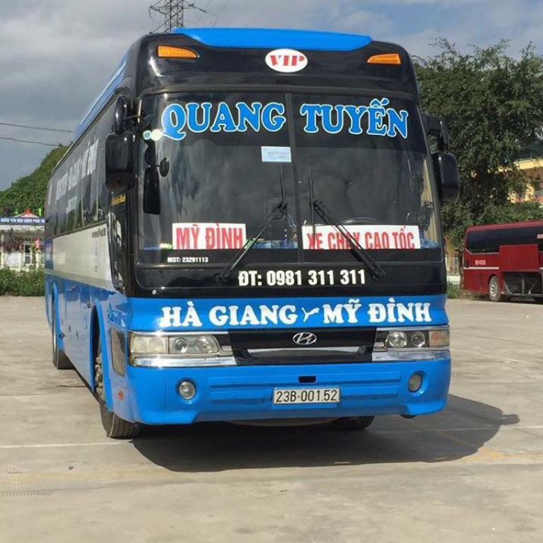 Xe khách Quang Tuyến chuyên tuyến Hà Giang