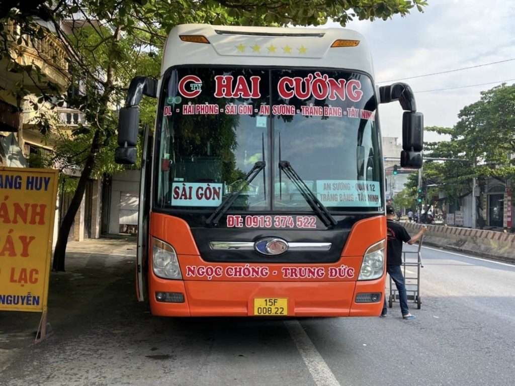 Nhà xe Ngọc Chóng - Hải phòng đi Sài Gòn và ngược lại