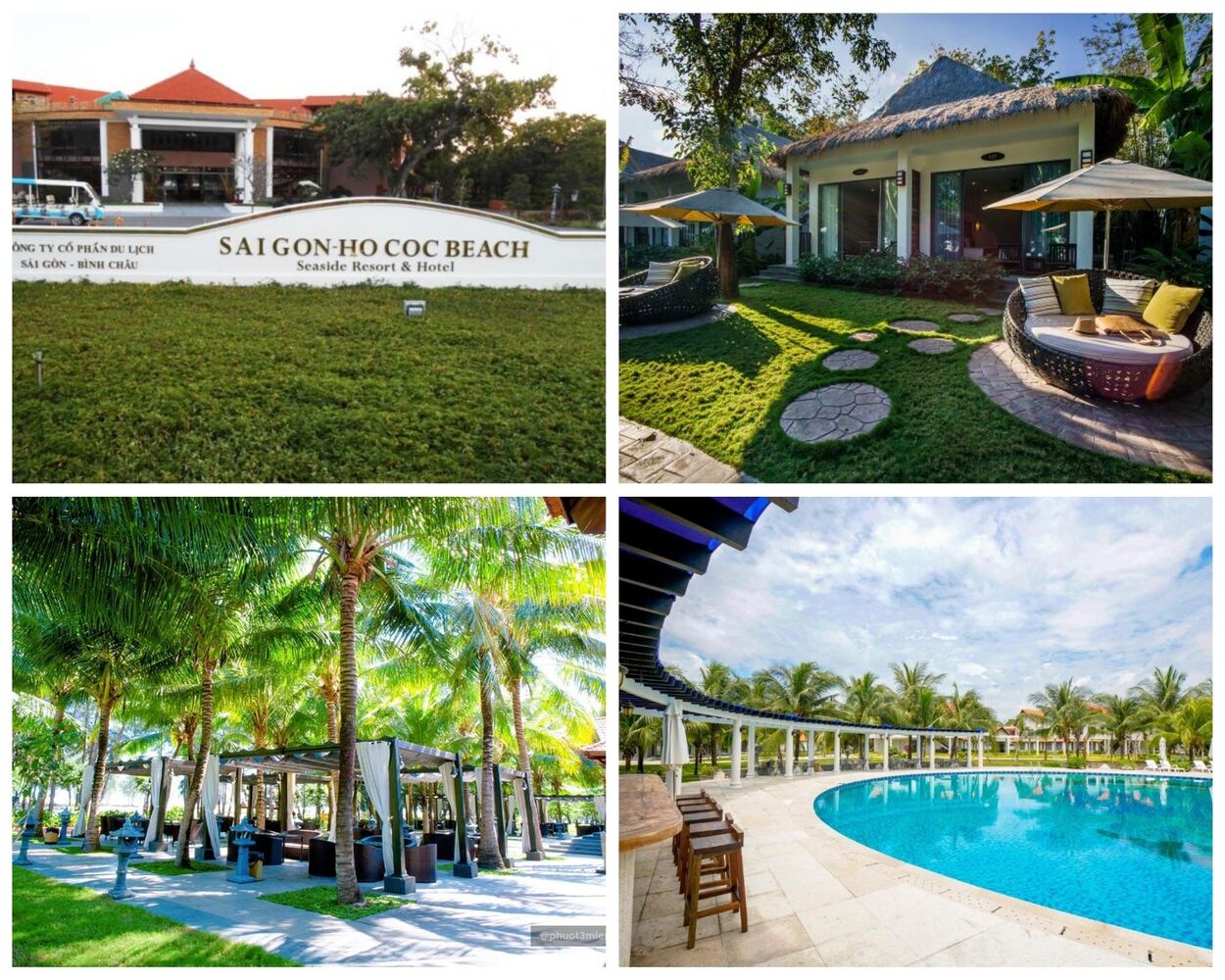 31 Resort Hồ Tràm Hồ Cốc giá rẻ đẹp gần biển có bãi tắm riêng hồ bơi