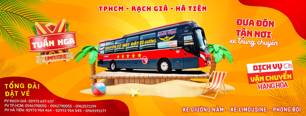 Tuấn Nga - Nhà xe limousine từ Kiên Giang đi Sài Gòn