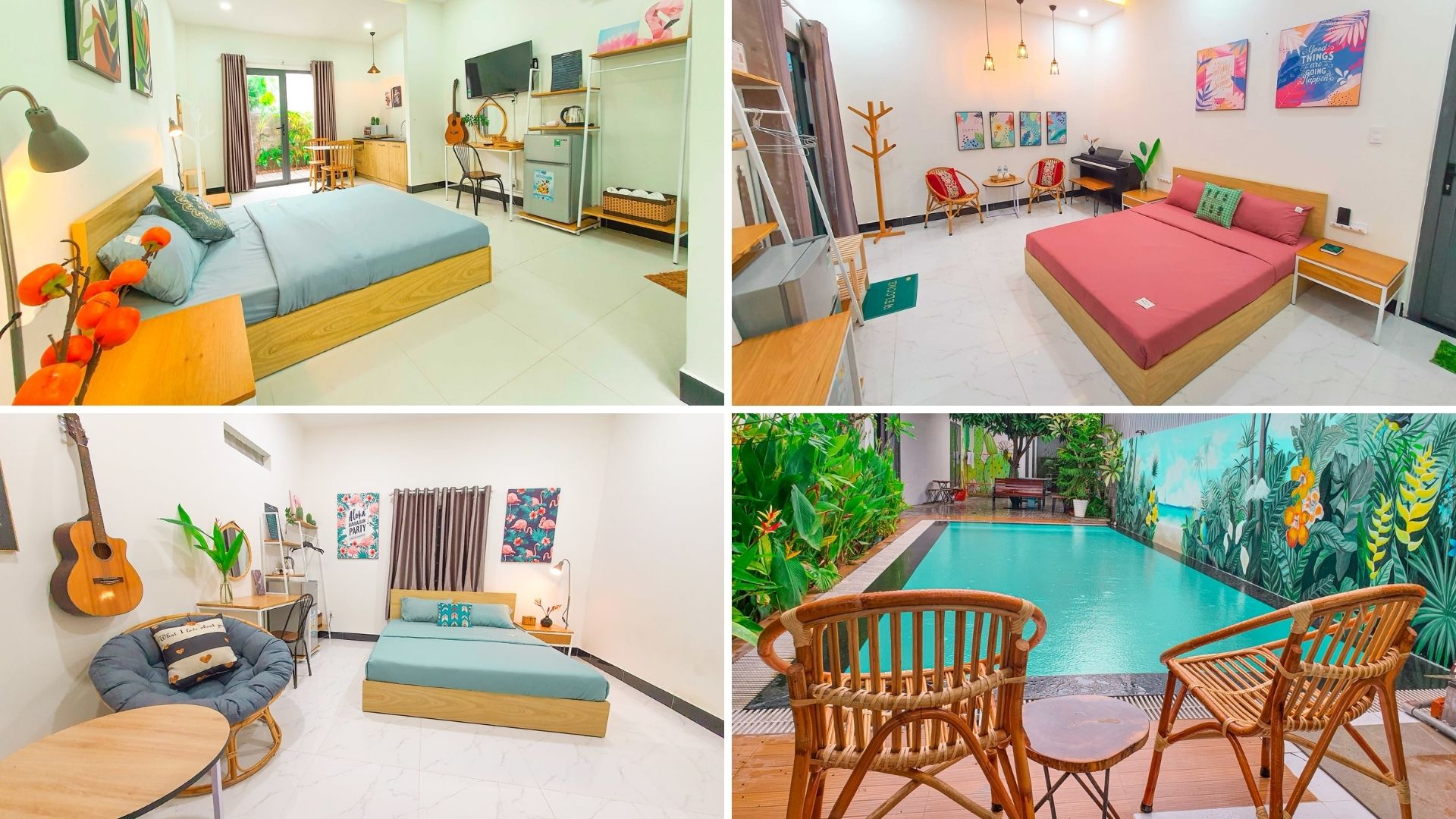 39 Biệt thự Villa Mũi Né Phan Thiết giá rẻ đẹp gần biển có hồ bơi, bãi tắm