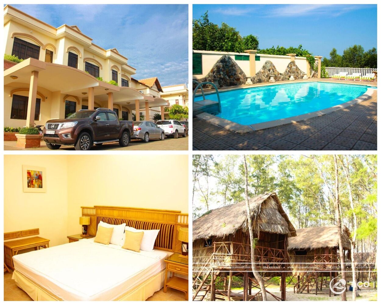 31 Resort Hồ Tràm Hồ Cốc giá rẻ đẹp gần biển có bãi tắm riêng hồ bơi